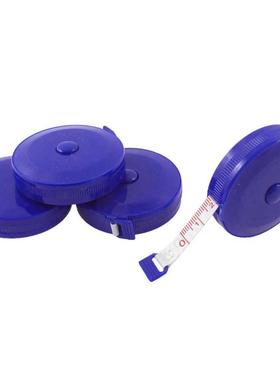 4Pcs Blue Round Retractable Tailors Measure Tape Ruler Metri