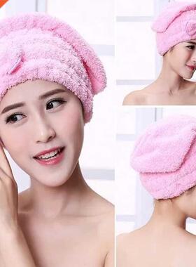 Shower Cap for Women Hair Cap Microfibre Quick Hair Drying B