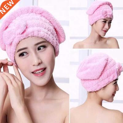 Shower Cap for Women Hair Cap Microfibre Quick Hair Drying B