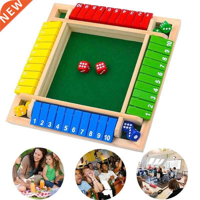 Wooden Boa Dice Game Including Eig Dices Educational Mat