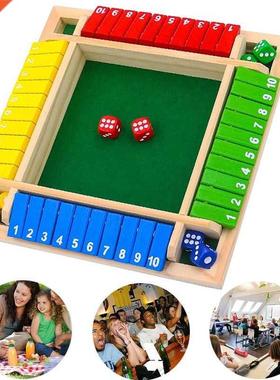 Wooden Boa Dice Game Including Eig Dices Educational Mat
