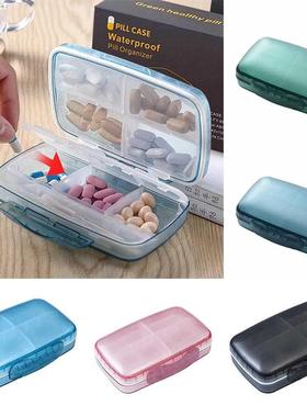 Portable Pill Cases Travel Dispen Storage Container Large Ca