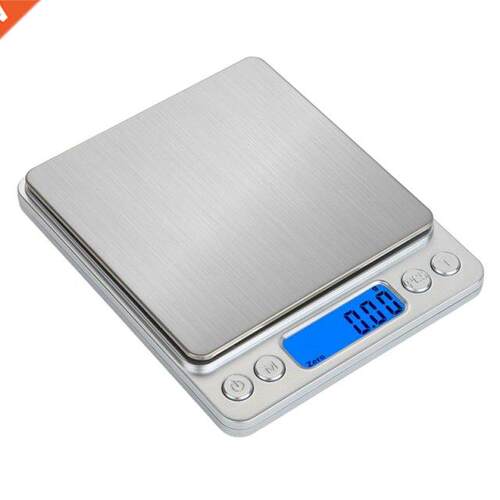 3000g/0.1g Electronic Digital Platform Scale 500g/0.01g Jewe