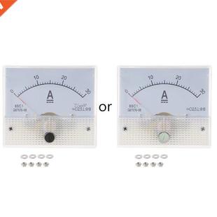 30A 100ma 100A Analog Panel Auto Rectangle Ammeter 50A