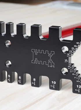 1PCS High Precision Tenon Caliper Metric and Imperial Card G