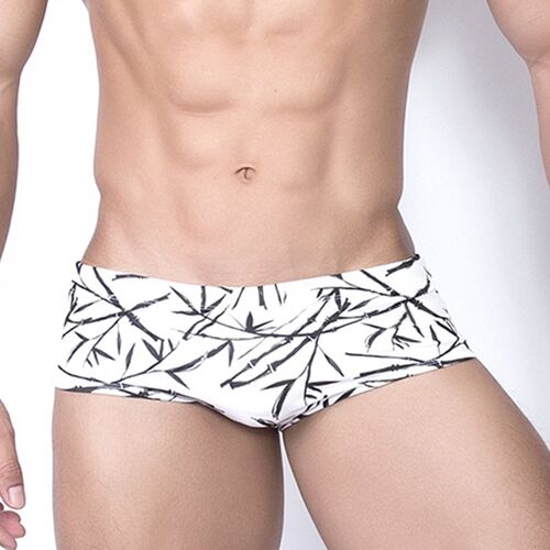 UXH men Swimming trunks push-up swimwear low rise bikini swi