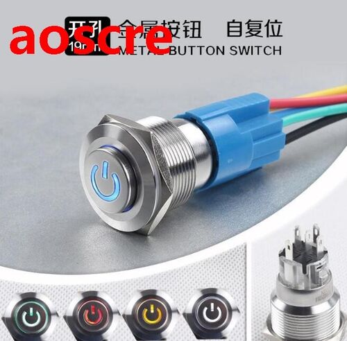 Free delivery 22mm waterproof high head stainless steel red