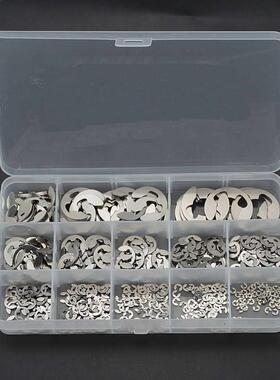 290PCS/Box 1.2-15mm E Clip Circlip Washer Assortment Kit 304