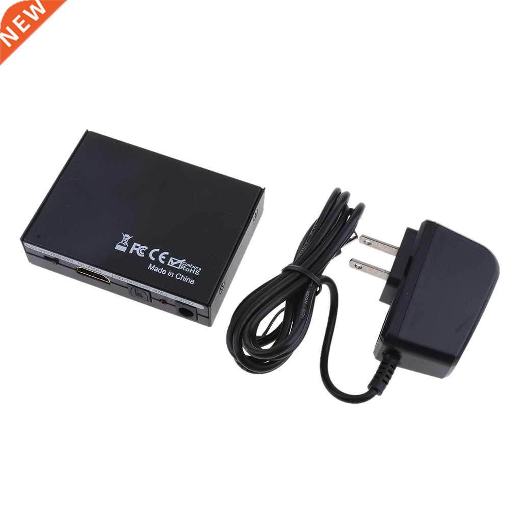 HDMI 1x2 Optical Splitter Converter Stereo Audio Video Extra