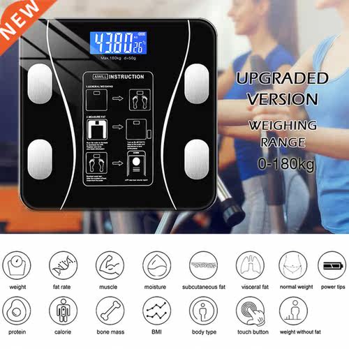 Body Fat Scale Bluetooth BMI Body Scales Smart Wireless Digi