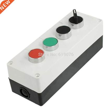 Green Sgnal Lamp Self Lockng Momentary Push Button Swtch