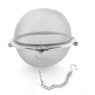 NEW Tea Stainless Strainer Locking Tea Spice Mesh Stainless