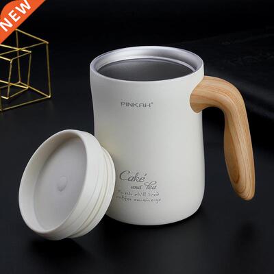 New Arrival PINKAH 470ML Vacuum Coffee Cup With Handle Insul