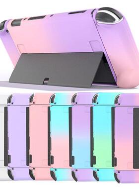 For NS OLED Protective Case+Screen Film+2xThumbick Cap Gam