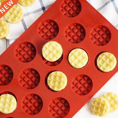 Waffle Silicone Mold DIY Square Love Waffle Making Tool Prac