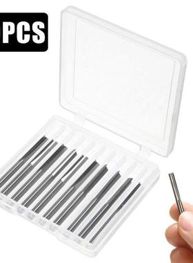 10pcs Tungsten Steel CNC Router Bits 2 Flute Straight Slot W