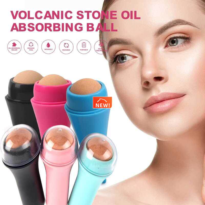 2Style 3Color Natural Volcanic Stone Facial Oil orbing Ro