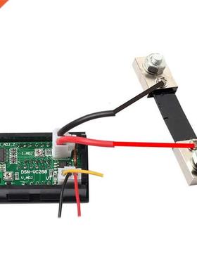 Blue Red LED Mini Voltmeter Ammeter Amp Volt Meter Current S