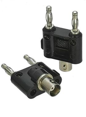 1Pcs Connector BNC Female Jack to Banana Male Plug RF Adapte