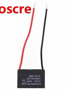 2pcs 450V 1.8uF CBB61 Terminal Ceiling Fan Motor Running Rec