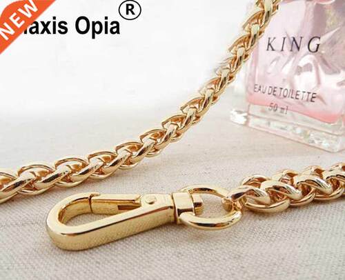 8mm Wide Heavy Duty Golden Metal Purse Chain Shoulder Chain