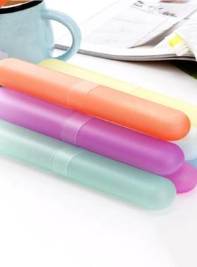2021 New Colorful Portable Plastc Toothbrush Case Dust-proo