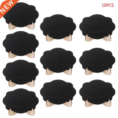 10pcs Wooden Blackboard Cloud Shape Table Sign Memo Message