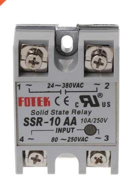 24V-380V SSR-10AA 10A DC-AC Solid State Relay Module For Con