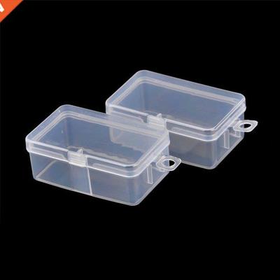 2pcs/lot 6.9*3.9*2.6cm Transparent Toolbox Electronic Plasti