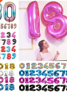 High Quality Figure Balloon Foil 32 Inch Helium Ballon Numbe