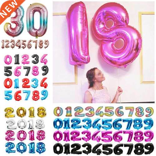 High Quality Figure Balloon Foil 32 Inch Helium Ballon Numbe
