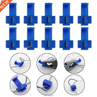 Connecteurs de cˆbles &ecute;lectriques bleus 10x | &Ec