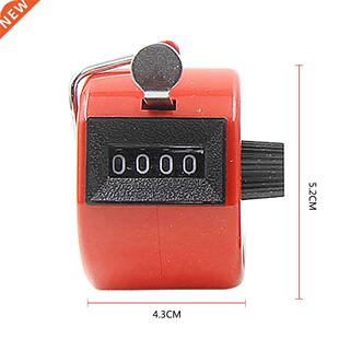 4 Digit Convenient + Hand Held Tally Counter Palm Clicker Nu