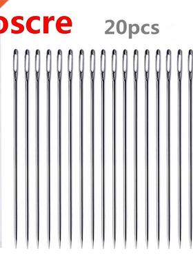 20Pcs 175mm Bg Sze Large Long Steel Needle Bg Holes Sew