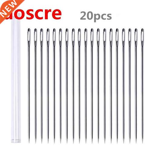 20Pcs 175mm Bg Sze Large Long Steel Needle Bg Holes Sew