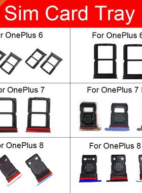 Sim Card Tray Holder For One 6 6T 7 8 Pro Sim Slot Socke