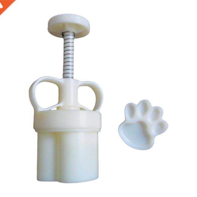 Plastic Mooncake Mold 50g Cat Paw Stamp Cookie Cutter Mould