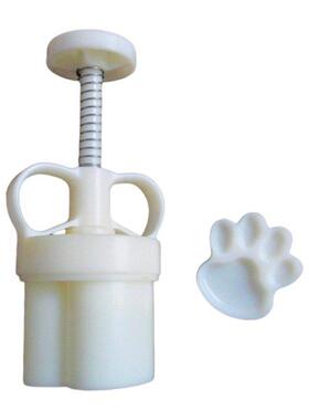 Plastic Mooncake Mold 50g Cat Paw Stamp Cookie Cutter Mould