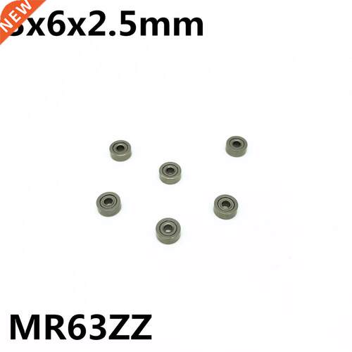 50Pcs MR63ZZ L-630ZZ 3x6x2.5 mm Deep groove ball bearng Mn