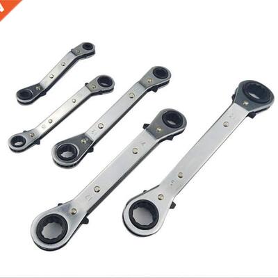 5pcs Key Ratchet Wrenches Set 6*8 10*12 11*13 14*17 19*21mm