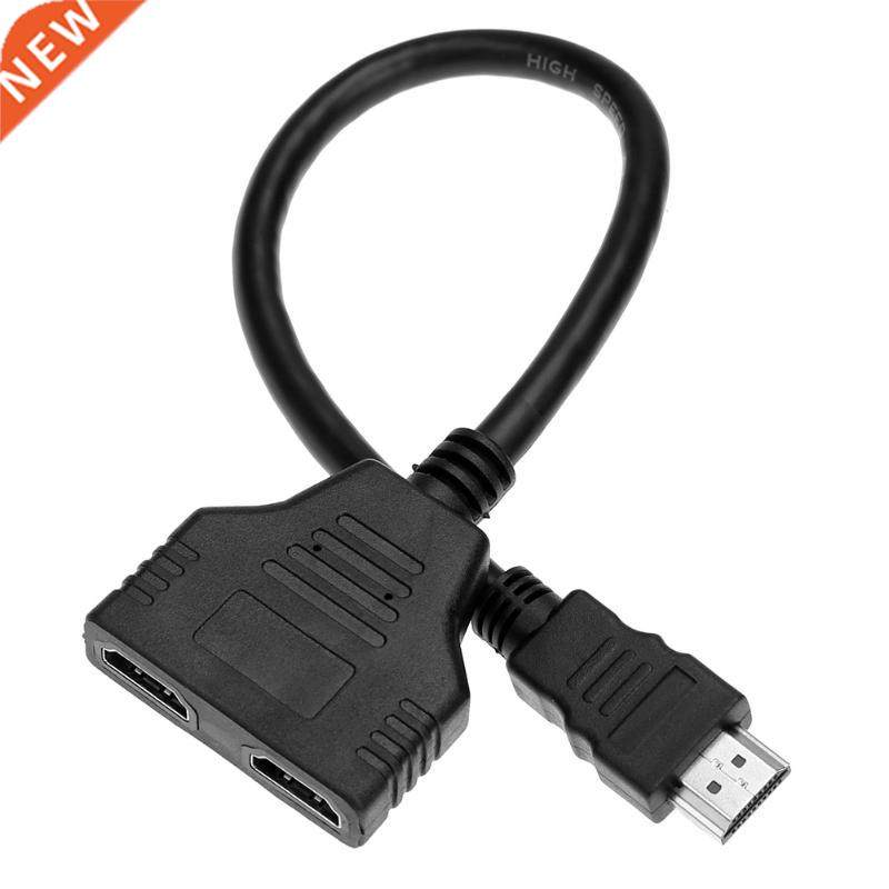 HDMI Splitter Cable 1 Male To HDMI 2 Female Y Splitter Adapt