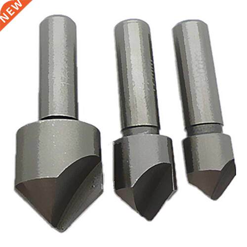 3pc Countersink Drill Bit Set Sizes 10mm 12mm 16mm Hole Cham