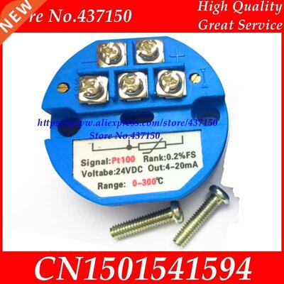 SBWZ RTD Pt100 temperature transmitter sensor module 4-20 m