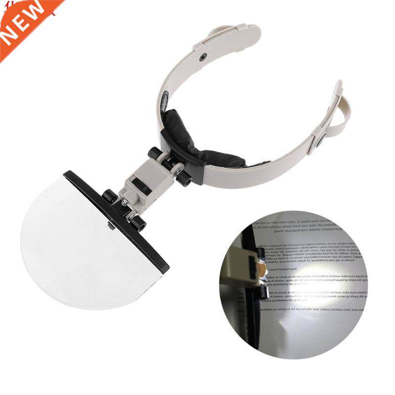 Grande tête de lentille portant une loupe avec LED ill