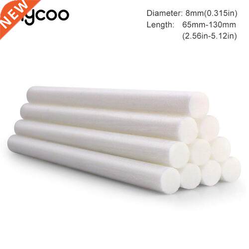 10 Packs 8mm Humidifier Cotton Swab Core Cotton Filter Wicks