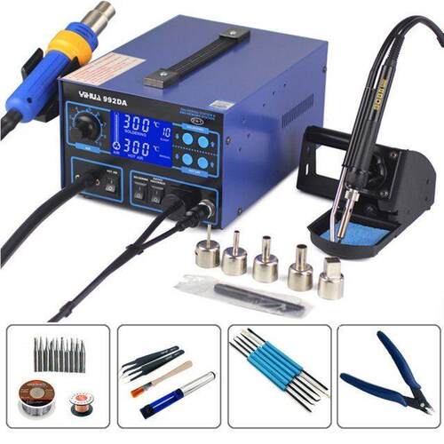 YIHUA 992DA 3 In 1 110V/220V Hot Air Rework Soldering Iron S