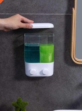 Wall Mounted Soap Dispenser Hand Pressed Shower Shampoo Loti