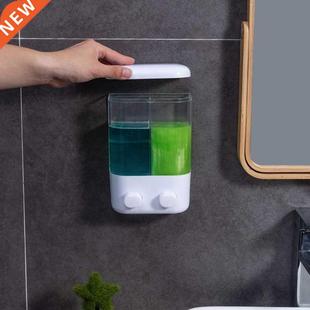 Wall Mounted Soap Dispenser Hand Pressed Shower Shampoo Loti