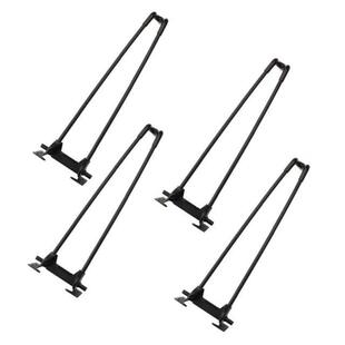 4Pcs Laptop Legs Foldin Hairpin Foldable Duty Heavy Desk