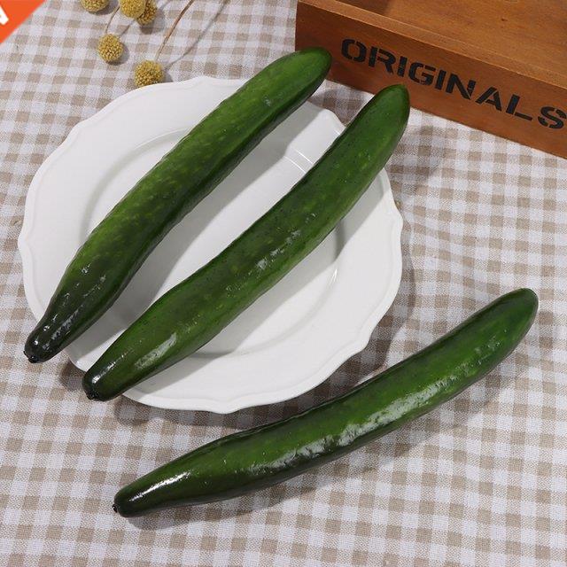 1Pcs Artificial Cucumber Simulation Fake Vegetable Photo Pro